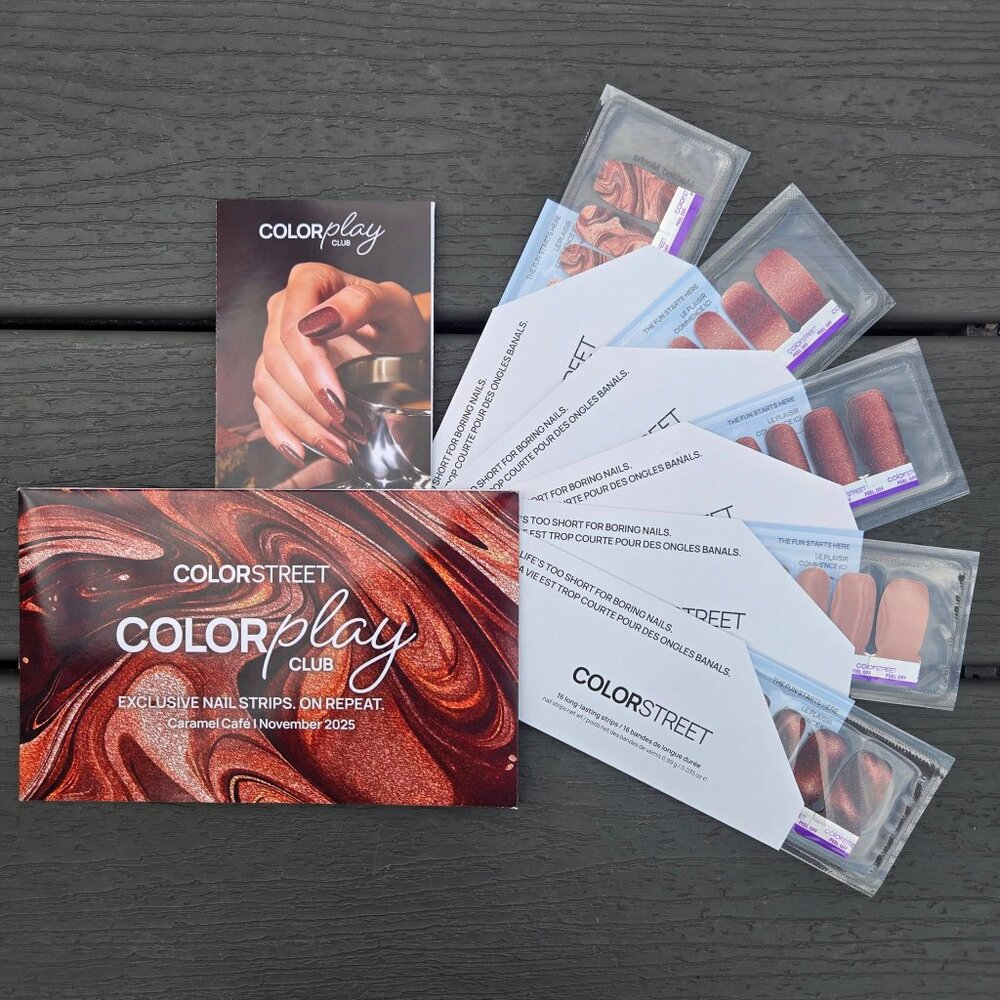 Unopened November 2026 Color Play Press On Nail Designs
